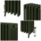 Milano Isabel - Cast Iron Radiator - 6 Column - 660mm Tall - Farrow & Ball Duck Green