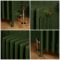 Milano Isabel - Cast Iron Radiator - 6 Column - 660mm Tall - Farrow & Ball Duck Green
