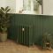 Milano Isabel - Cast Iron Radiator - 6 Column - 660mm Tall - Farrow & Ball Duck Green