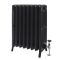 Milano Isabel - Cast Iron Radiator - 6 Column - 660mm Tall - Slate Black