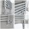 Milano Arno - Dual Fuel Chrome Bar on Bar Heated Towel Rail - Choice of Size
