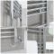 Milano Neva - Dual Fuel Chrome Heated Towel Rail - Choice of Size
