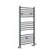 Milano Kent - Dual Fuel Straight Anthracite Heated Towel Rail - Choice of Size
