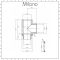 Milano - Anthracite Dual Fuel T Piece