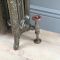 Milano Beatrix - Ornate Cast Iron Radiator - 2 Column - Antique Brass