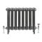 Milano Tamara - Cast Iron Radiator - 2 Column - Dark Pewter