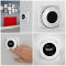 Milano Aruba - Electric Siamese Red Horizontal Designer Radiator - 635mm Tall - Choice of Size, Thermostat and Cable Cover