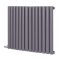 Milano Aruba - Electric Dahlia Purple Horizontal Designer Radiator - 635mm Tall - Choice of Size, Thermostat and Cable Cover