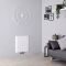 Milano Skye - White Horizontal Aluminium Designer Radiator (Single Panel) - 600mm Tall - Choice Of Width