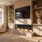 ECOSO Luxe -  Modern Black Electric Media Wall Fire - Choice of Size and Fuel Bed
