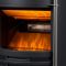 ECOSO Radiance - Modern Black Cylinder Electric Stove
