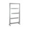 Milano Eclipse - Designer Satin Stainless Steel Heated Towel Rail - 880mm x 500mm