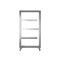 Milano Eclipse - Designer Satin Stainless Steel Heated Towel Rail - 880mm x 500mm