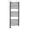 Milano Kent - Electric Curved Anthracite Heated Towel Rail - Choice of Size and Element