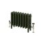 Milano Mercury - Cast Iron Radiator - 4 Column - 360mm Tall - Farrow & Ball Duck Green