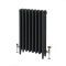 Milano Mercury - Cast Iron Radiator - 4 Column - 960mm Tall - Farrow & Ball Railings Grey
