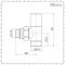Milano - Chrome Radiator Valves with 15mm Copper Adapters