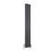Milano Windsor - Anthracite Traditional Vertical Dual Fuel Triple Column Radiator - 1800mm x 290mm - Choice of Valve and Wi-Fi Thermostat