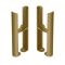 Milano Windsor - Traditional 2 Column Radiator Feet - Choice of Metallic Colours