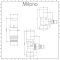 Milano - Chrome 1/2'' Female Thread Valve with Chrome TRV