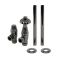 Milano Windsor - Thermostatic Antique Style Angled Radiator Valve and Pipe Set - Choice of Finish