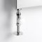 Milano Select - Chrome Thermostatic Straight Radiator Valves - (Pair)