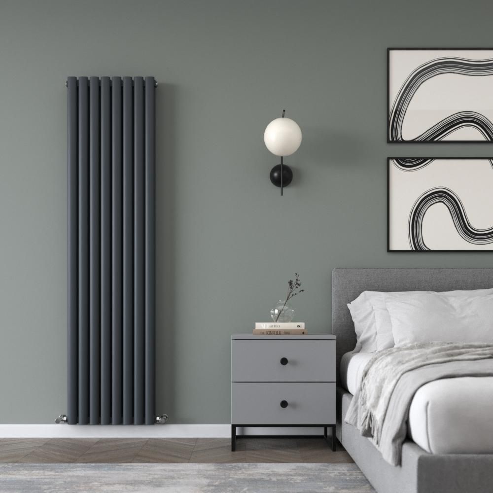 Milano Aruba - Aluminium Vertical Designer Radiator - Double Panel - Everyday Colours