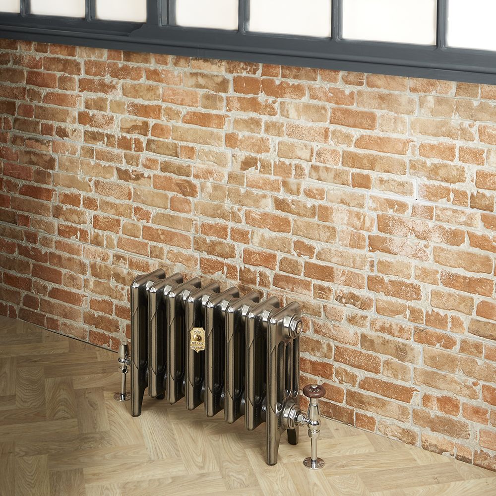 Milano Mercury - Cast Iron Radiator - 4 Column - 360mm Tall - Full Polish