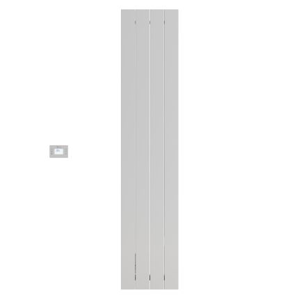 Carisa Boreas N - Aluminium Electric Vertical Designer Radiator - Single Panel - Choice of Finish