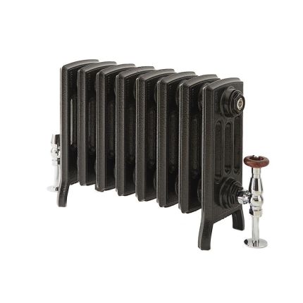 Milano Isabel - Cast Iron Radiator - 4 Column - 357mm Tall - Antique Graphite