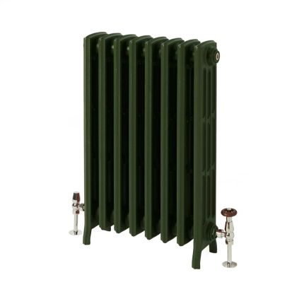 Milano Isabel - Cast Iron Radiator - 4 Column - 760mm Tall - Farrow & Ball Duck Green