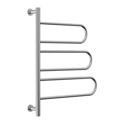 Reina Orne - Stainless Steel Dry Electric Heated Towel Rail - 760mm x 580mm - Polished Stainless Steel