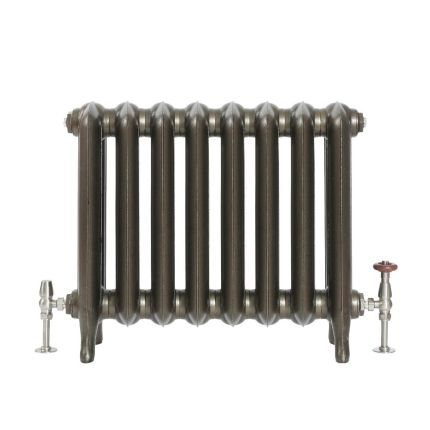 Milano Tamara - Cast Iron Radiator - 2 Column - Classic Brass