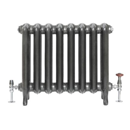 Milano Tamara - Cast Iron Radiator - 2 Column - Dark Pewter