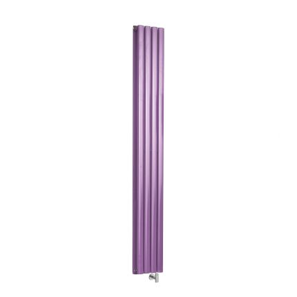 Milano Aruba - Electric Lush Purple Vertical Designer Radiator - Choice of Size and Wi-Fi Thermostat