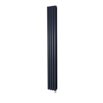 Milano Aruba - Electric Regal Blue Vertical Designer Radiator - Choice of Size and Wi-Fi Thermostat