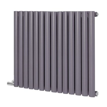 Milano Aruba - Electric Dahlia Purple Horizontal Designer Radiator - 635mm x 590mm - No Thermostat