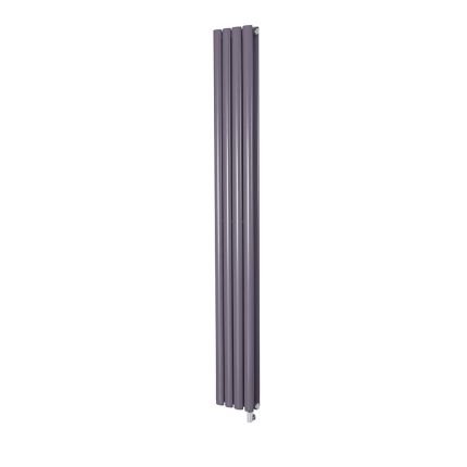 Milano Aruba - Electric Dahlia Purple Vertical Designer Radiator - Choice of Size and Wi-Fi Thermostat
