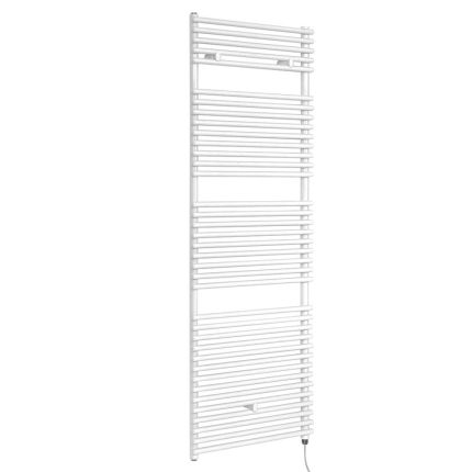 Milano Arno - Electric White Bar on Bar Heated Towel Rail - Choice of Size and Heating Element