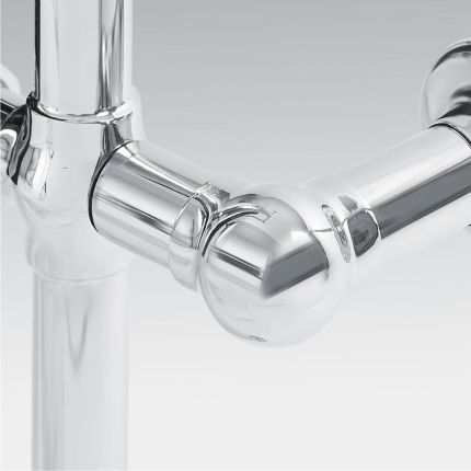 Milano - Traditional Chrome Heating Element Cable Masking Cover