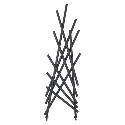Lazzarini Way - Shanghai - Anthracite Designer Radiator - 1734mm x 567mm