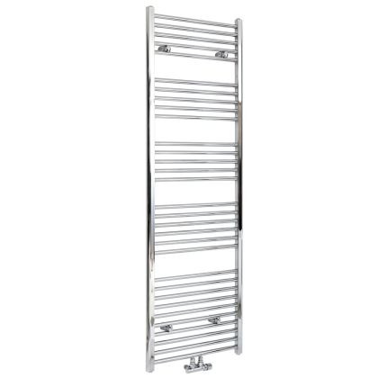 Milano Neva - Chrome Central Connection Heated Towel Rail - Choice of Size