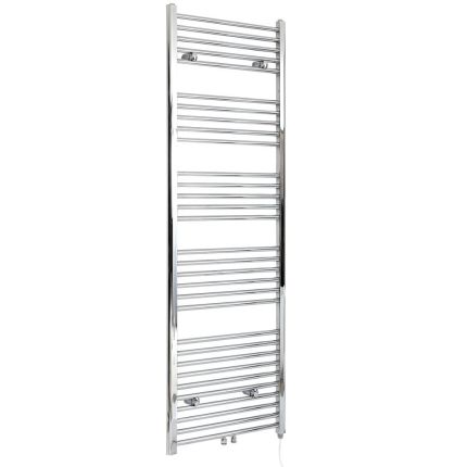 Milano Neva - Electric Chrome Heated Towel Rail - Choice of Size and Heating Element