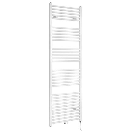 Milano Neva - Electric White Heated Towel Rail - Choice of Size and Heating Element