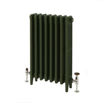 Milano Mercury - Cast Iron Radiator - 4 Column - 960mm Tall - Farrow & Ball Duck Green