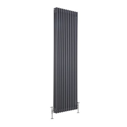 Milano Windsor - Vertical Traditional Column Radiator - 3 Column - Anthracite