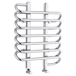 Milano Select - Chrome Designer Heated Towel Rail 610mm x 500mm