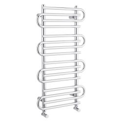 Milano Select - Chrome Designer Heated Towel Rail 900mm x 510mm