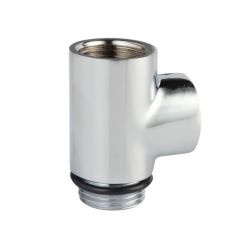 Milano - Chrome Dual Fuel T Piece