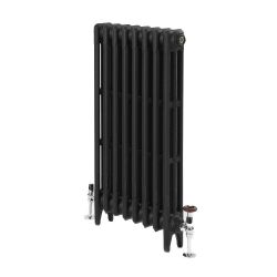Milano Mercury - 3 Column Cast Iron Radiator - 560mm Tall - Slate Black - Multiple Sizes Available